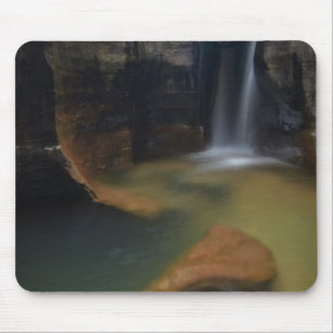 USA, Utah, Zion National Park. Keyhole Falls in Mouse Pad