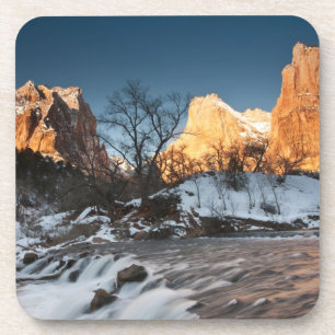 USA, Utah, Zion National Park. Mountain sunrise Coaster