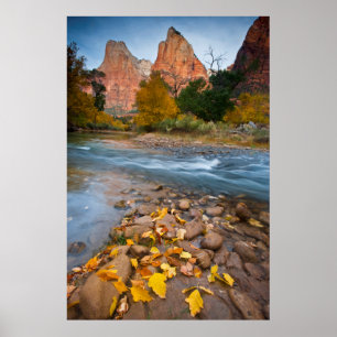 USA, Utah, Zion National Park. The Sentinel 1 Poster