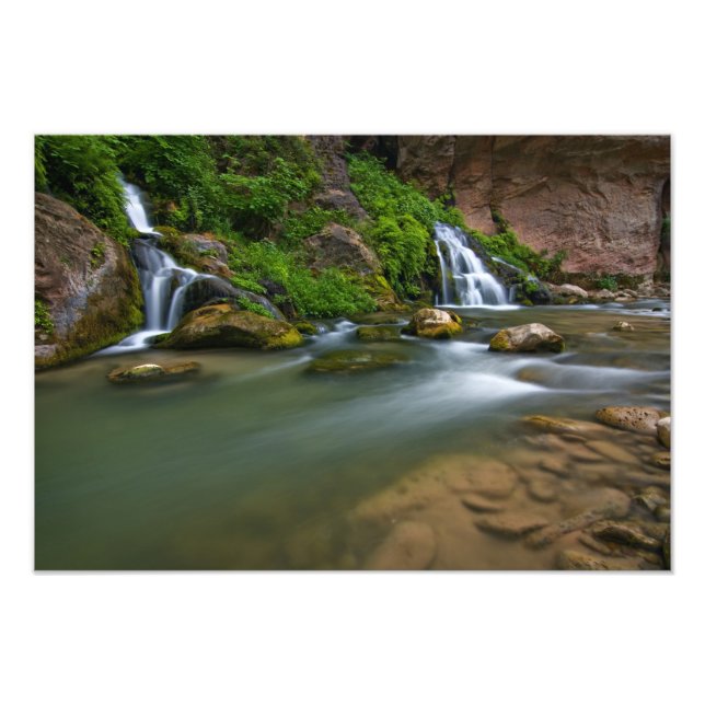 USA, Utah, Zion National Park. The Virgin Photo Print (Front)