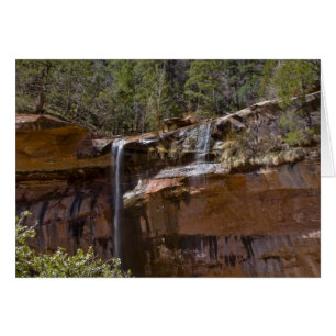 USA, Utah, Zion National Park, Water Falls at