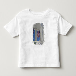 USA, VA, Arlington. American Flags are hung Toddler T-shirt