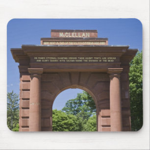 USA, VA, Arlington. McClellan Gate at Arlington Mouse Pad