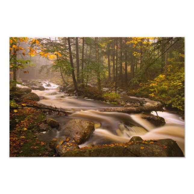 USA, Vermont, East Arlington, Flowing streams 2 Photo Print (Front)