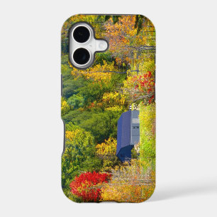 USA, Vermont. Fall foilage along Highway 100.