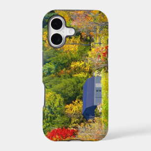 USA, Vermont. Fall foilage along Highway 100.