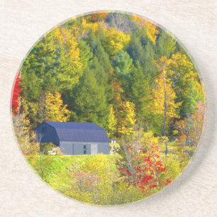 USA, Vermont. Fall foilage along Highway 100. Coaster