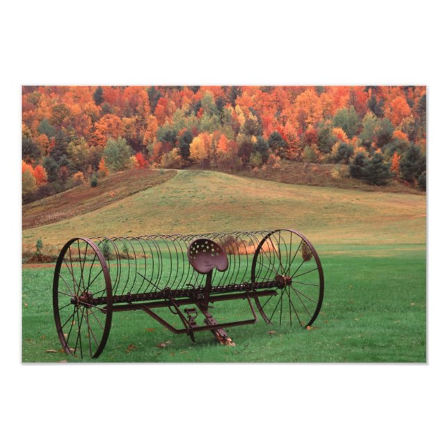USA, Vermont, Farm. Photo Print (Front)
