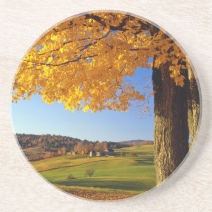 USA, Vermont. Farm Scenic Near South Woodstock Coaster