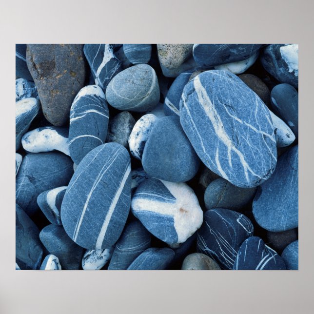 USA, Vermont, Lake Champlain, Stones Poster (Front)