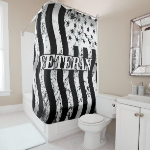 USA Veteran - white vintage vertical