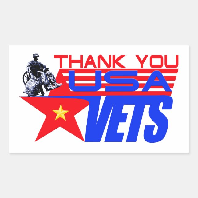 USA Veterans Sticker (Front)