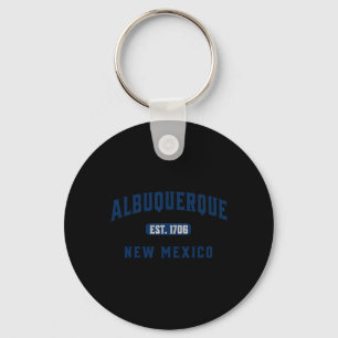 Usa Vintage Merch Souvenir Visit Albuquerque New M Keychain