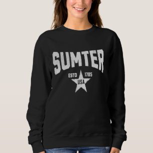 USA Vintage Merch Souvenir Visit Sumter South Caro Sweatshirt