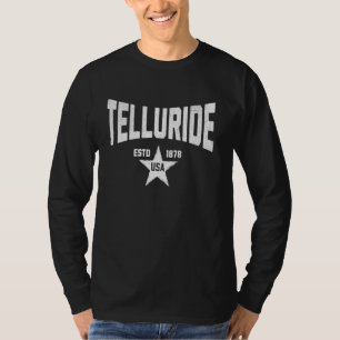 USA Vintage Merch Souvenir Visit Telluride Colorad T-Shirt