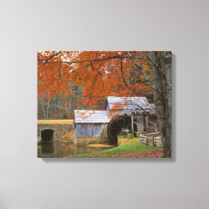 USA, Virginia, Blue Ridge Parkway, Autumn Canvas Print