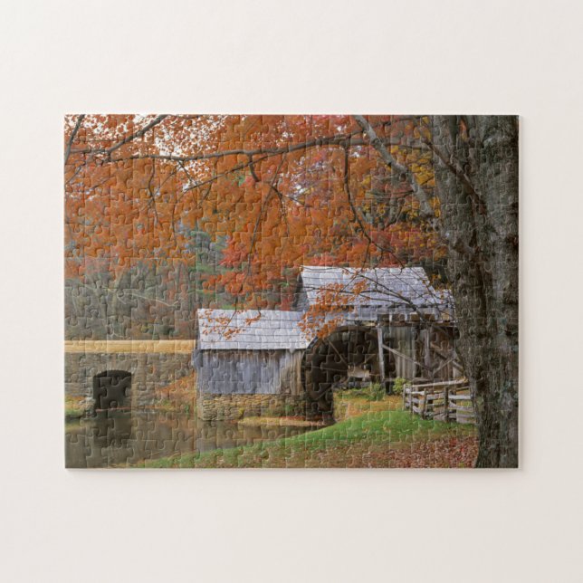 USA, Virginia, Blue Ridge Parkway, Autumn Jigsaw Puzzle (Horizontal)