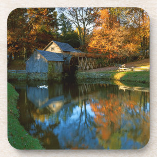 USA, Virginia, Blue Ridge Parkway, Mabry Mill Coaster