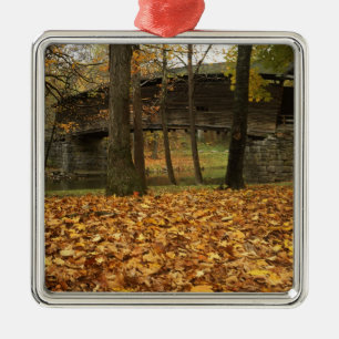 USA, Virginia, Covington, Humpback Covered Metal Ornament