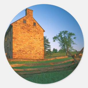 USA, Virginia, Manassas National Battlefield 2 Classic Round Sticker