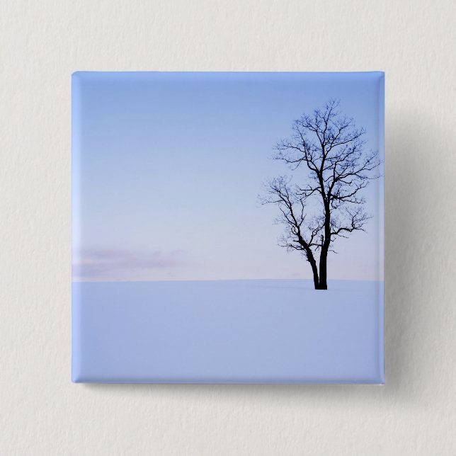 USA, Virginia, Page County, Black Locust 2 Inch Square Button (Front)