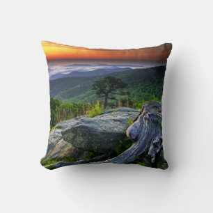 USA, Virginia, Shenandoah National Park. Throw Pillow