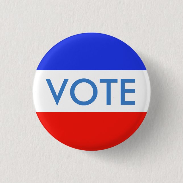 USA vote 1 Inch Round Button (Front)