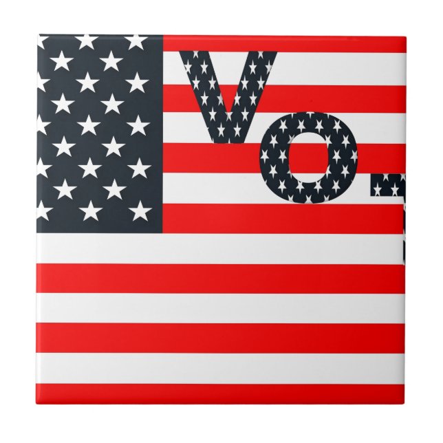 Usa Vote Tile (Front)