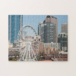 USA, Wa, Seattle. Argosy Harbour Cruise Boat Jigsaw Puzzle