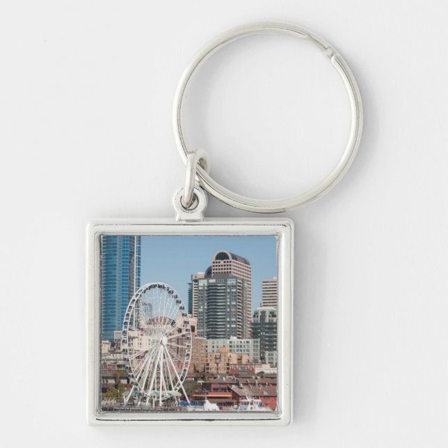 USA, Wa, Seattle. Argosy Harbour Cruise Boat Keychain (Front)