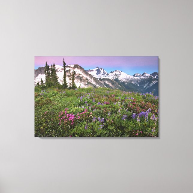 USA, Washington, Cascade Mountains, North Canvas Print (Front)