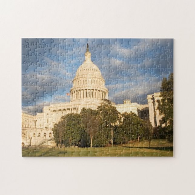 USA, Washington DC, Capitol building Jigsaw Puzzle (Horizontal)