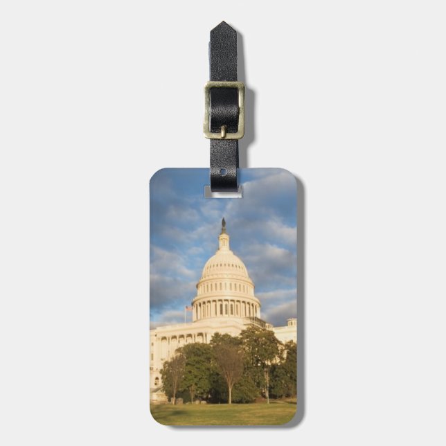 USA, Washington DC, Capitol building Luggage Tag (Front Vertical)