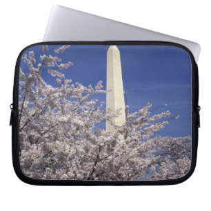 USA, Washington DC. Cherry Blossom Festival and Laptop Sleeve