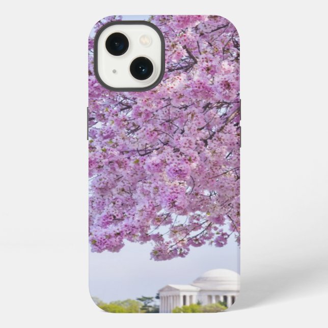 USA, Washington DC, Cherry tree in bloom iPhone Case (Back)