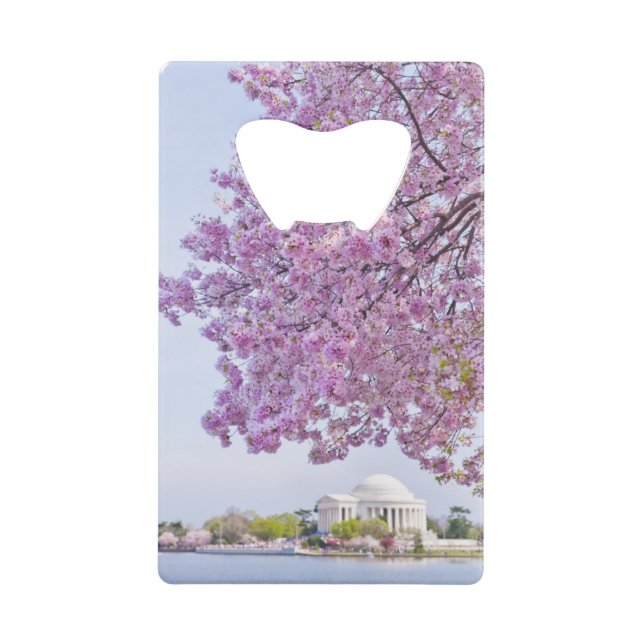 USA, Washington DC, Cherry tree in bloom Wallet Bottle Opener (Front)