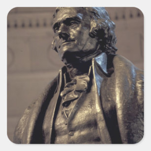 USA, Washington DC. Thomas Jefferson Memorial. Square Sticker