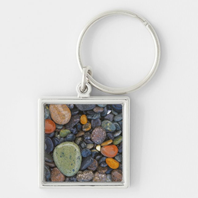 USA, Washington, Lopez Island, Agate Beach Keychain (Front)