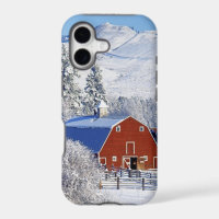 USA, Washington, Methow Valley, Barns in