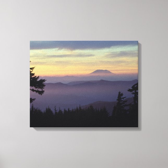 USA, Washington. Mount St. Helens seen through Canvas Print (Front)