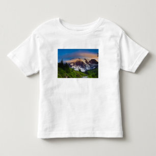 USA, Washington, Mt. Rainier. Morning sun Toddler T-shirt