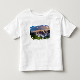 USA, Washington, Mt. Rainier. Morning sun Toddler T-shirt