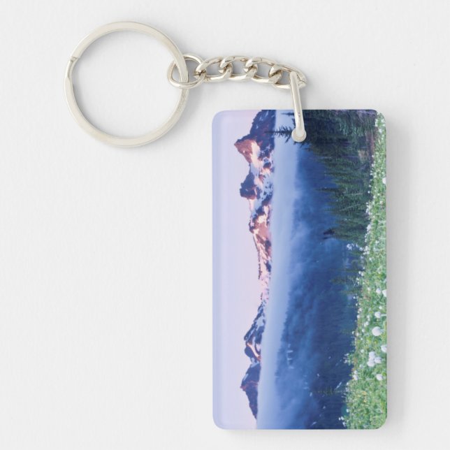 USA, Washington, Mt. Rainier National Park 4 Keychain (Front)
