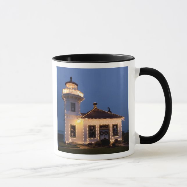 USA, Washington, Mukilteo. Mukilteo Lighthouse Mug (Right)