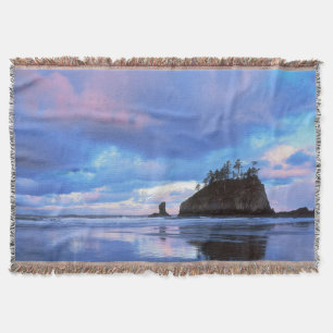 USA, Washington, Olympic National Park 2 Throw Blanket