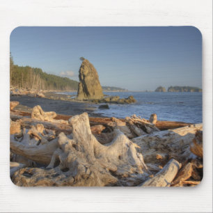 USA, Washington, Olympic National Park, Rialto Mouse Pad