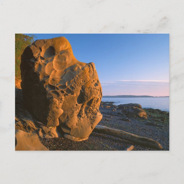 USA, Washington, Orcas Island, Boulder Postcard (Front)