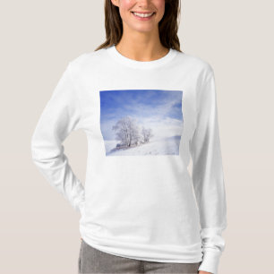 USA, Washington, Palouse Area, Frosted Black T-Shirt