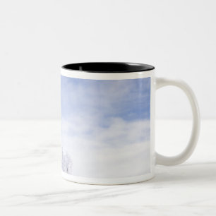USA, Washington, Palouse Area, Frosted Black Two-Tone Coffee Mug