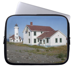 USA, Washington, Port Townsend, Point Wilson Laptop Sleeve